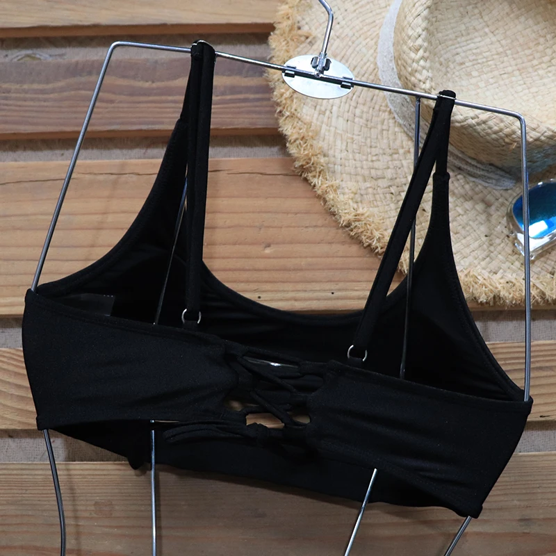 Riseado Cut Out Bikinis Set 2020 Swimwears Women Swimsuits High Cut Bikinis Sexy biquini Strap Beachwear Lace Up Bathing Suit