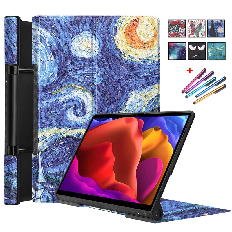 Per Lenovo Yt-K606F Custodia Stand Flip Custodia In Pelle Per Lenovo Yoga Pad Pro Custodia Per Yoga Tab 13 Yt K606F Tablet Cover + Regalo