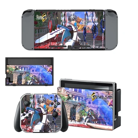 Kingd переключатель игровой кожи водонепроницаемый стикер для nintendo Switch NS консоль защитное устройство для контроллеров виниловые наклейки - Цвет: YSNS1224