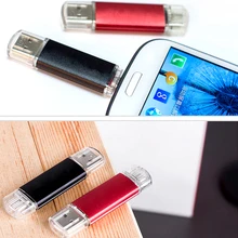 OTG USB флэш-накопитель 8 ГБ 16 ГБ 32 ГБ 64 Гб 128 ГБ для Android/Tablet/PC USB pendrive высокое качество ручка-накопитель посылка
