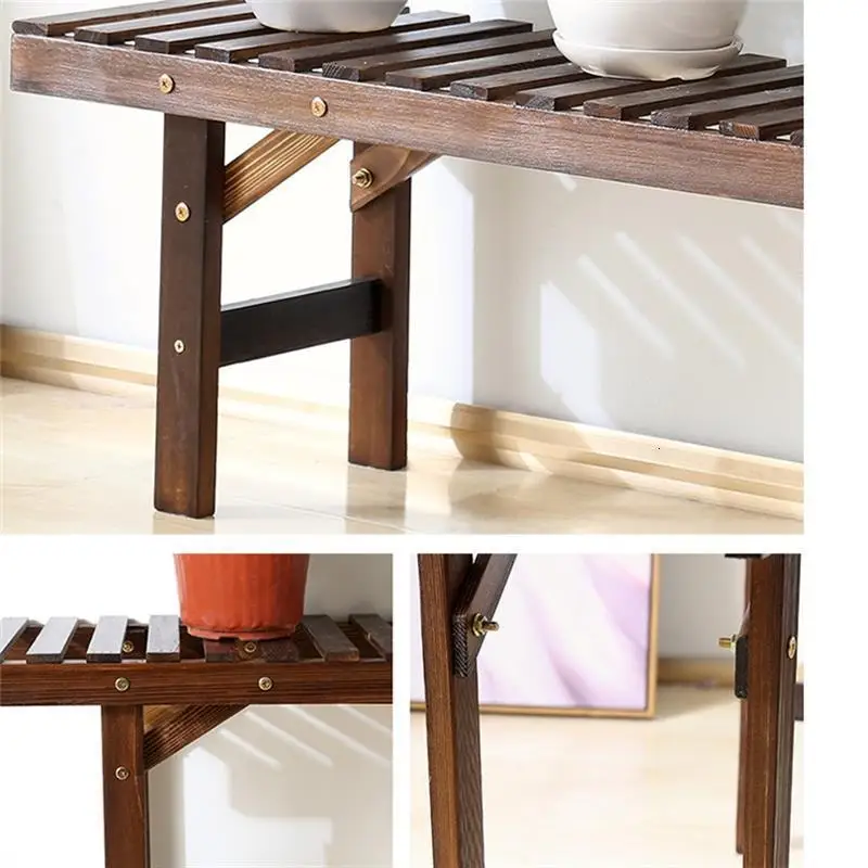Madera Suporte Flores Garden Shelves For Terraza Plantenrekken Indoor Pot Stojak Na Kwiaty Balcony Rack Flower Shelf Plant Stand Madera Suporte Flores Garden Shelves For Terraza Plantenrekken Indoor Pot Stojak Na Kwiaty Balcony Rack Flower Shelf Plant Stand