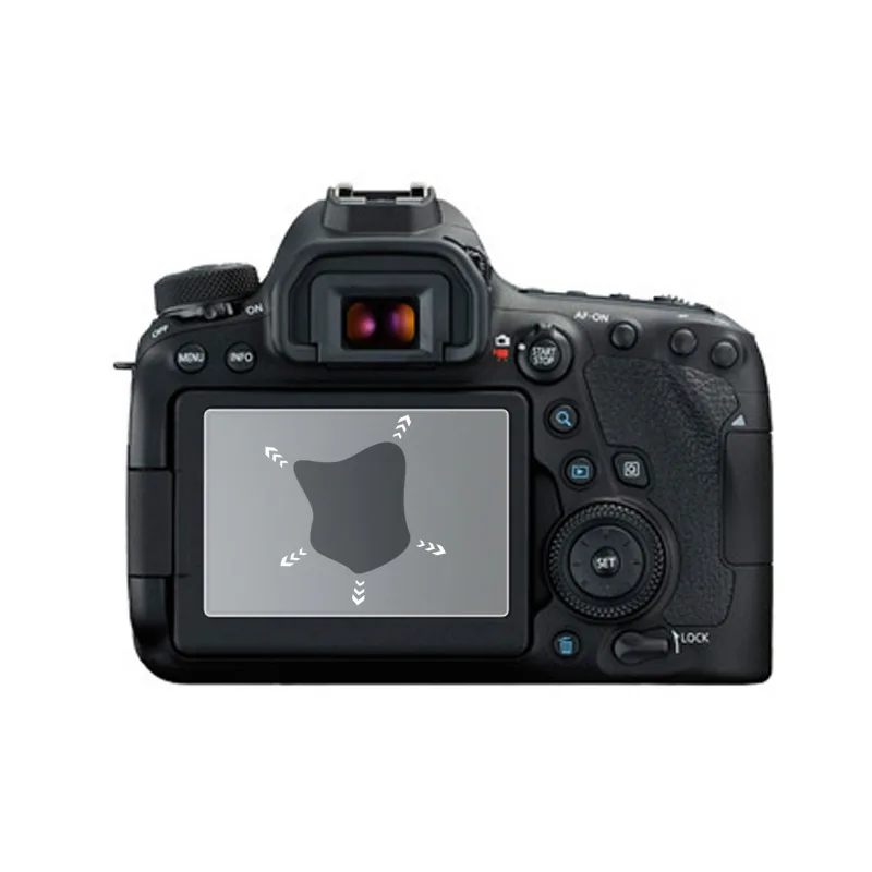 2 шт камера ЖК-экран протектор Оптическое стекло Крышка для Canon EOS 6D Mark II 6D2