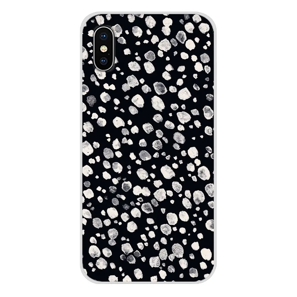 images 11 Чехол для мобильного телефона для huawei G7 G8 P7 P8 P9 P10 P20 P30 Lite Mini Pro P Smart Plus черный и белый в горошек - Цвет: images 11