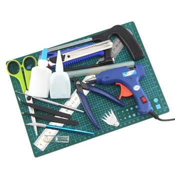 

Model Assembling Tools Set Pliers Scissors Tweezers Combination Making Tools Sand Table Tools Set