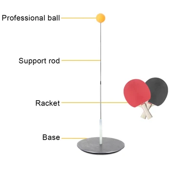 

New Elastic Table Tennis Practice Trainer Soft Shaft Table Tennis Training Machine Leisure Training Tool Table Tennis Balls