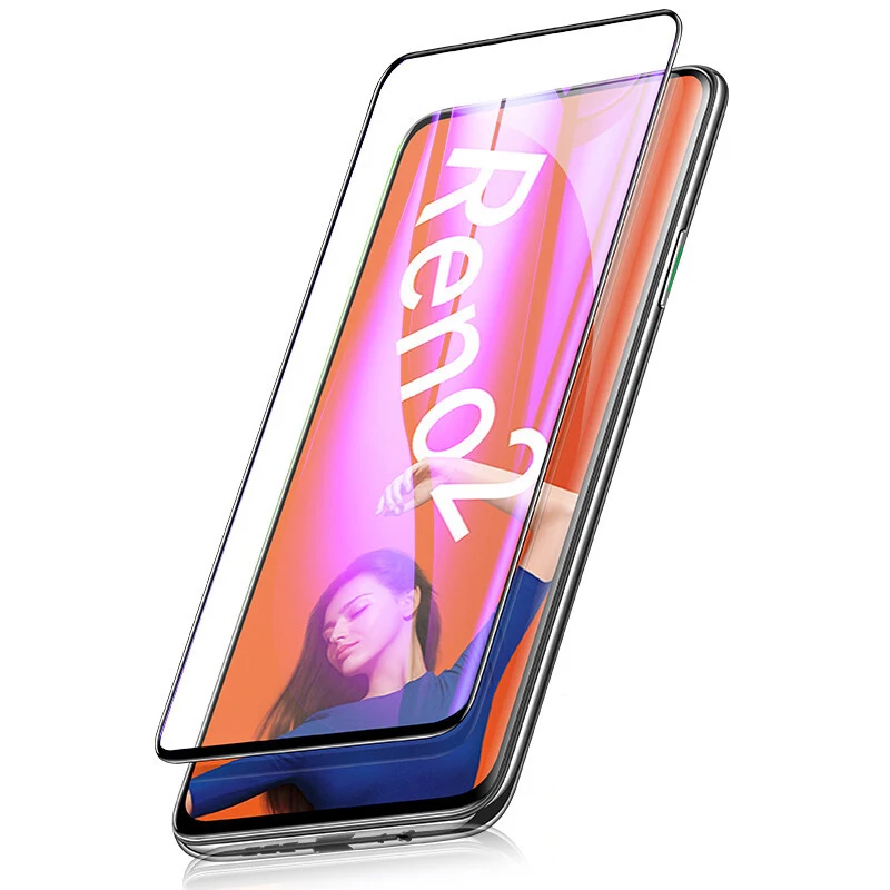 

Anti Blue-ray Tempered Glass For OPPO Reno 2 ACE K5 Glass Screen Protector Anti Blue Light Full Cover 9H Protective Front Film