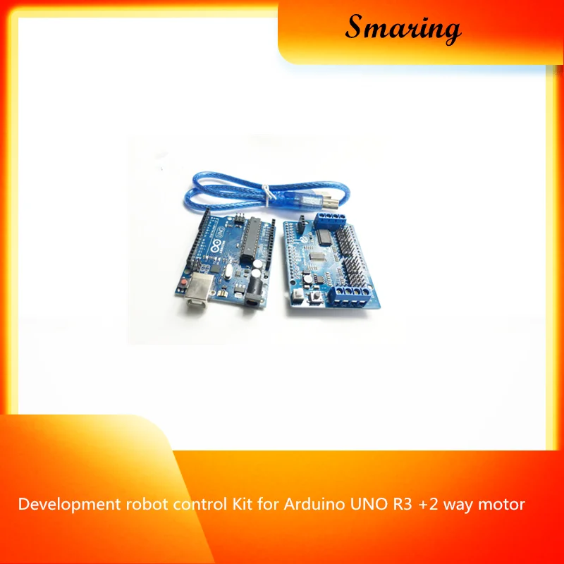 Smarian официальный комплект управления роботом для Arduino UNO R3 + 2 ходовой двигатель и 16
