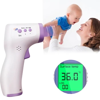 

2020 Baby Adult Digital Termometer Infrared Forehead Body Thermometer Gun Non-contact Temperature Measurement Device