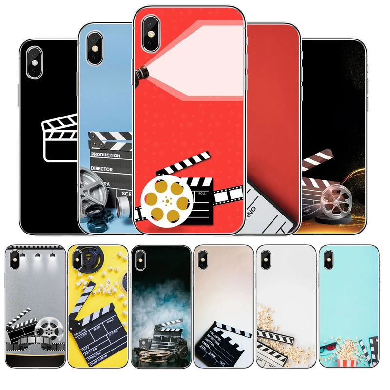 Силиконовый чехол для телефона Movie Clapperboard iphone 12 11Pro Max 11 XR XS X 8 7 6 6S Plus 5 5S SE 2020 |