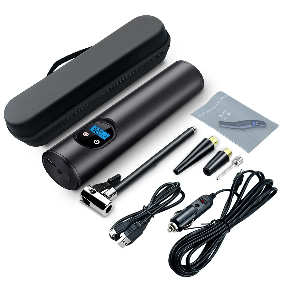 Best 12V 150PSI Rechargeable Air Pump Tire Inflator Cordless Portable Compressor Digital Car Tyre Pump for Car Bicycle Tires