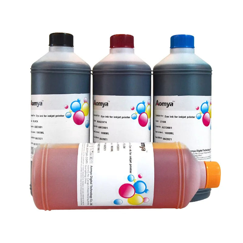 

4C чернила на водной основе для принтера Epson L100/L110/L200/L800 (насыпные чернила) 1000 мл/бутылка