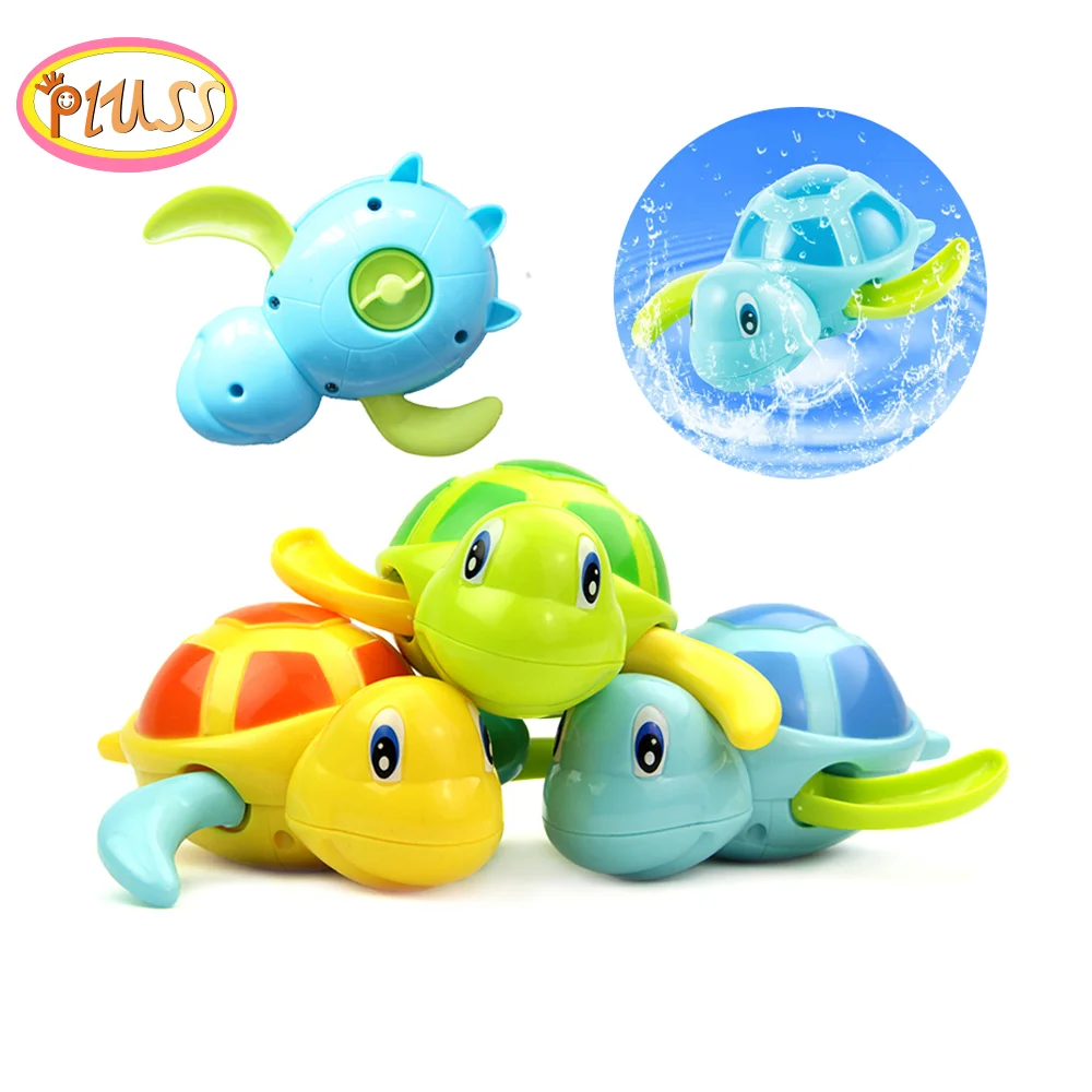 Most effective  Baby Kids Multi-type Wind Up Tortoise Chain Bathing Shower Clockwork water baby toys oyuncak toys f