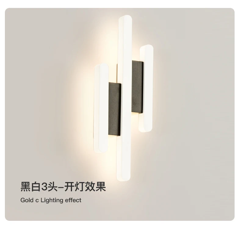 Nordic minimalist wall lamp designer creative piano modeling lamp living room bedroom aisle led background wall lamp wall sconces for living room