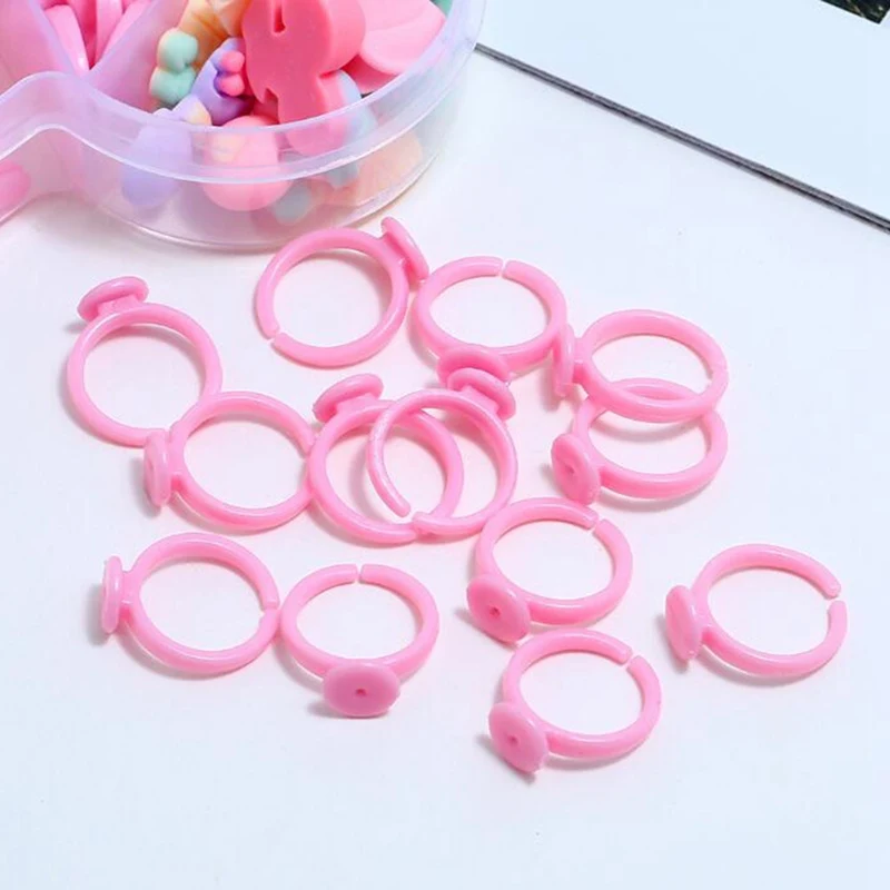 DIY Детский комплект украшений с мультяшным рисунком, заколка для волос, заколка для волос, животное, кролик, кот, клубника, фрукты, каучук, аксессуары и клипсы для волос, кольцо