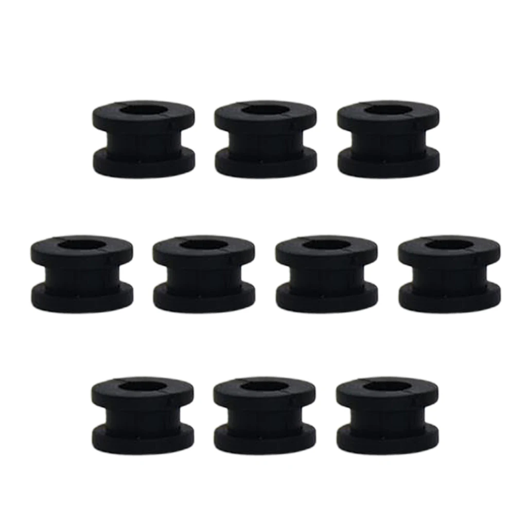 10 Pieces Rubber Grommets Motorcycle Fairings For  CBR 954 929 600 1000