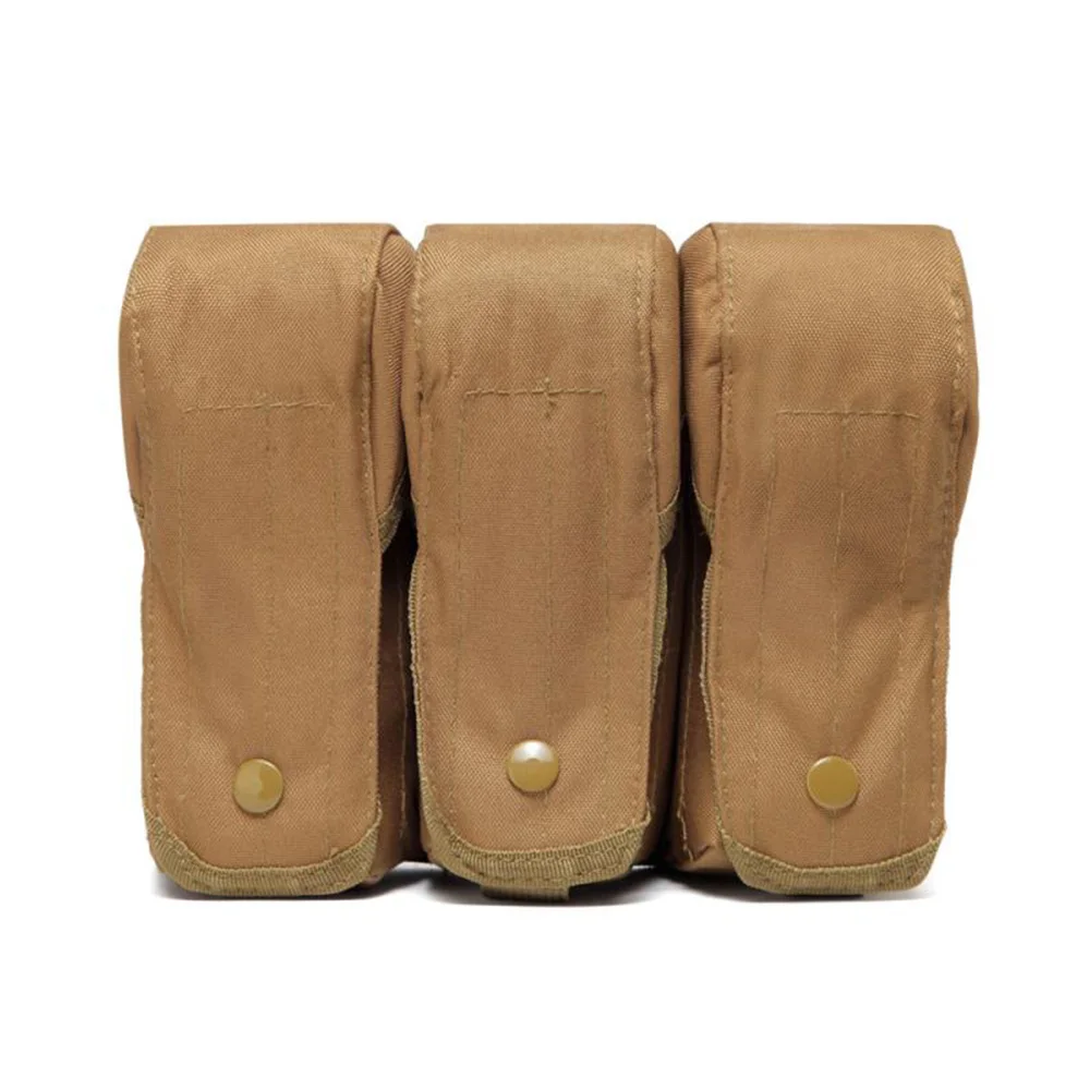 Molle Triple M4 AK Magazine Pouch Outdoor Tactical Military Tool Three Bags | Спорт и развлечения