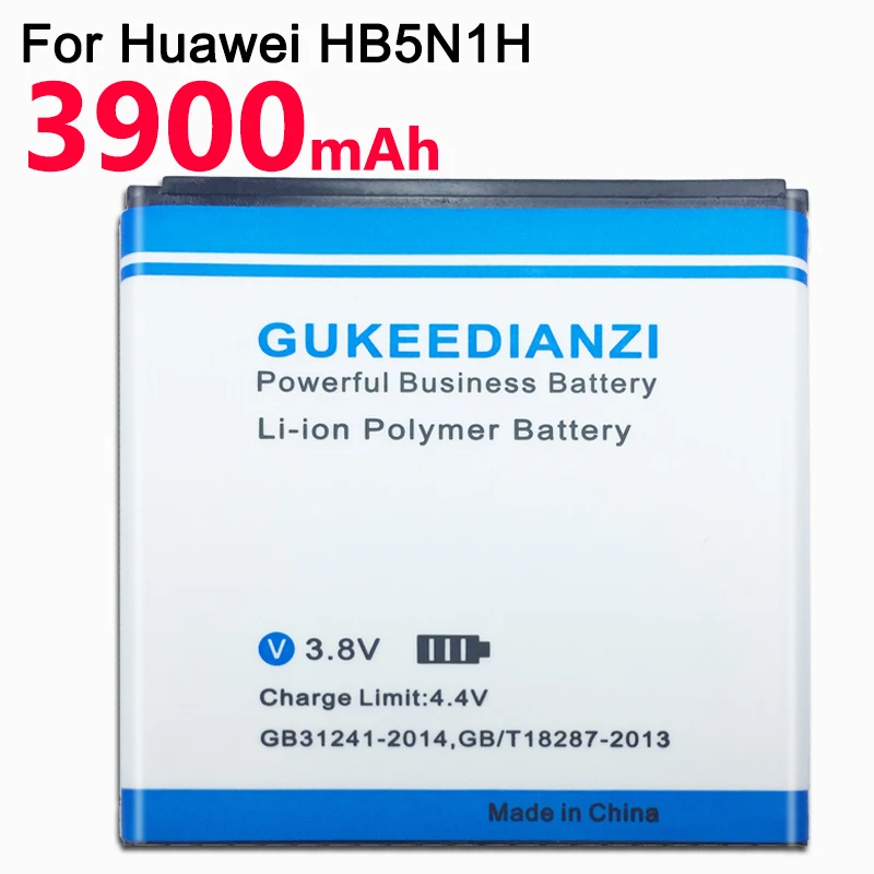 Аккумулятор gukeedianzi для huawei Ascend Y220T Y310 U8825D G330D T8830 G309T Y320 T8828 G305T M660 C8812E C8825D 3900 мА/ч, HB5N1H
