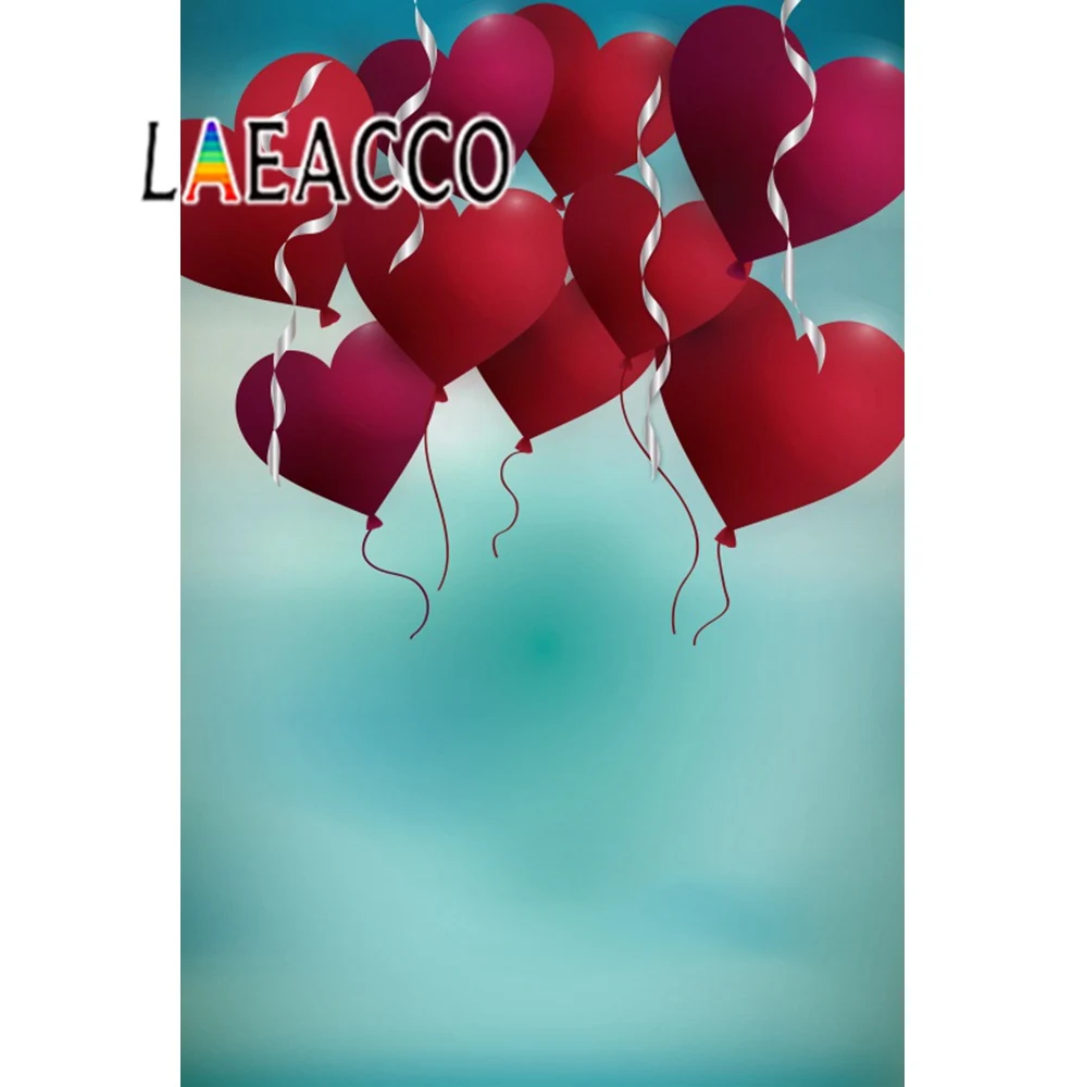 Laeacco День Святого Валентина Любовь Сердце Лента Декор фотографические фоны
