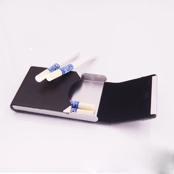 

Mini Cigarette Case Stainless Steel Flip Men's Metallic Skinned Business Cigarette Case