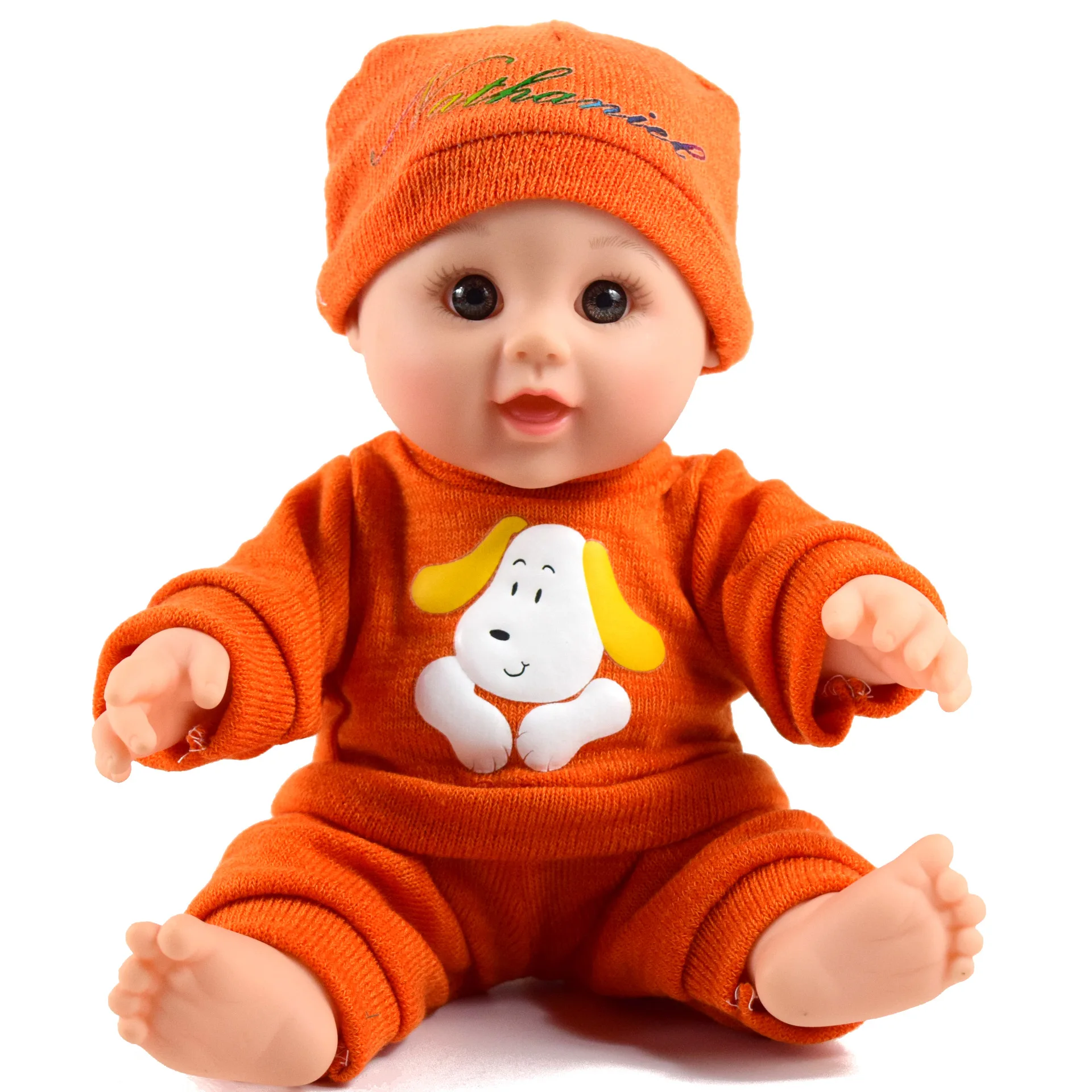 Моделирование игрушки куклы OPP мешок силиконовые куклы родитель-ребенок Взаимодействие в сочетании с белая Кукла Детская игрушка подарок - Цвет: Красный