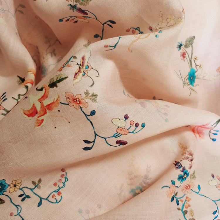 

Natural high-grade ramie tissu Summer cheongsam robe dress fabric Summer cheongsam robe dress sewing