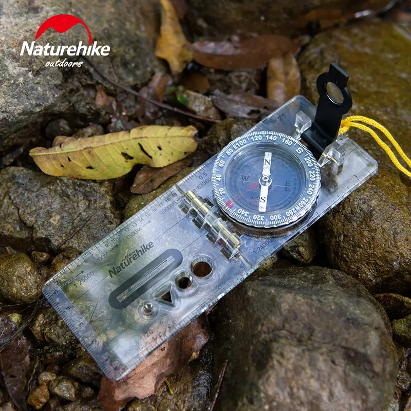 Naturehike направленный компас Прозрачный складной Сверхлегкий портативный походный кемпинг на открытом воздухе высокая точность