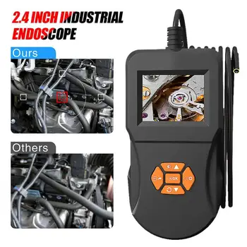 

0.3MP 5.5mm Industrial 6 Adjustable LED Lights Support TF Card IP67 Endoscope with 2.4 inch IPS Screen Borescopes Camera