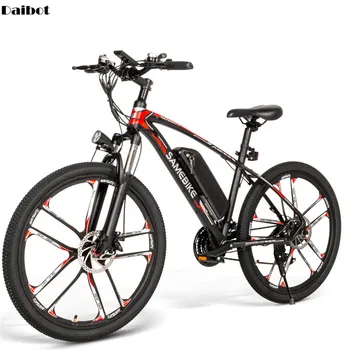 شراءSAMEBIKE MY-SM 26 دراجة جبلية كهربائية عجلتين دراجات كهربائية 350 واط 48 فولت 384WH 21 سرعة نظام سكوتر الكهربائية الكبار