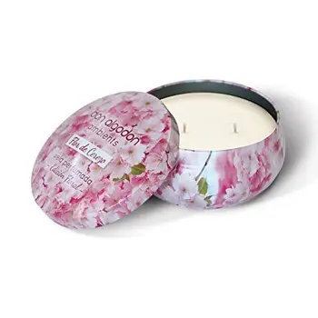 

PERFUMS & BEAUTY, S.L. Bougie parfumée en Conserve Double Mèche (200 GR)-Don Coton Fleur de Cerisier