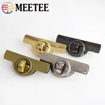 

2/5Pcs Women Bag Metal Lock Handbag Decorative Mortise locks Twist Turn Locks Snap Clasps Closure DIY Hardware Accessories BF129