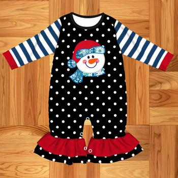 

Lovely Kids Baby Girl Boy My First Christmas Letter Romper Pant Outfits Xmas Embroidery Set Autumn Clothing Free Shipping