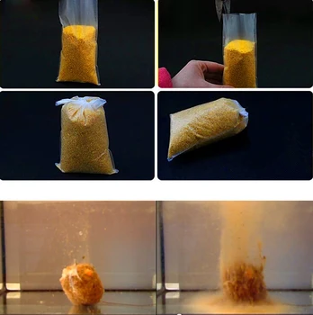 

50 Pieces Of PVA Carp Fishing Lure Bags. Water-soluble, Quick-dissolving