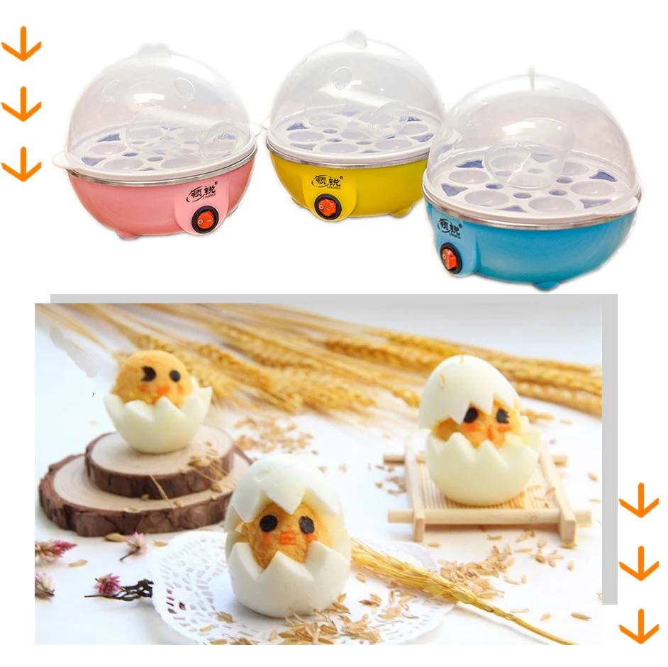 Generic Multi function Electric Egg Cooker for 7 Eggs Boiler Steamer