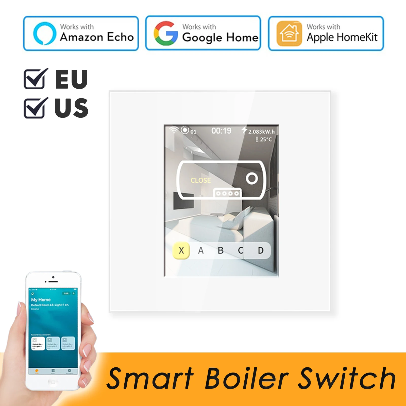 Smart Boiler Switch Homekit | Smart Water Heaters Apple | Apple Homekit  Smart Home - Eu - Aliexpress