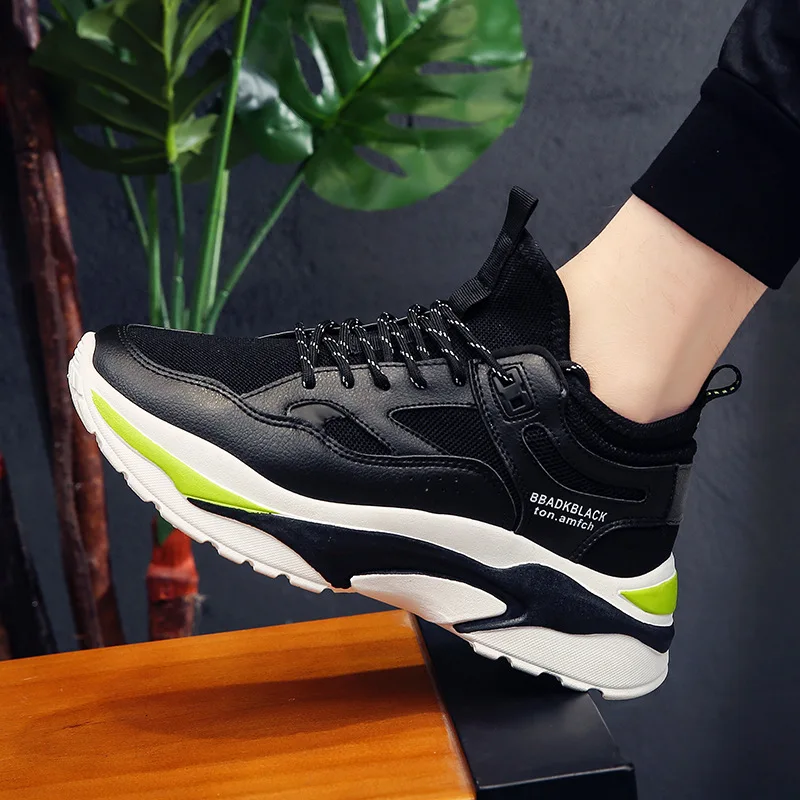 

2019 Spring New Style over the Fire Shoe Casual Dad Shoes Students Trendy Shoes Male Red Shoes