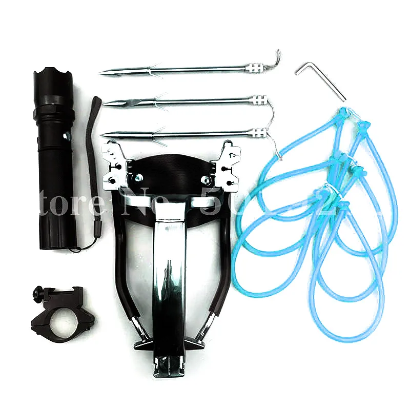 Рогатка для охоты рыбалки стрельбы катапульты лук отдыха слинг арбалет рыба