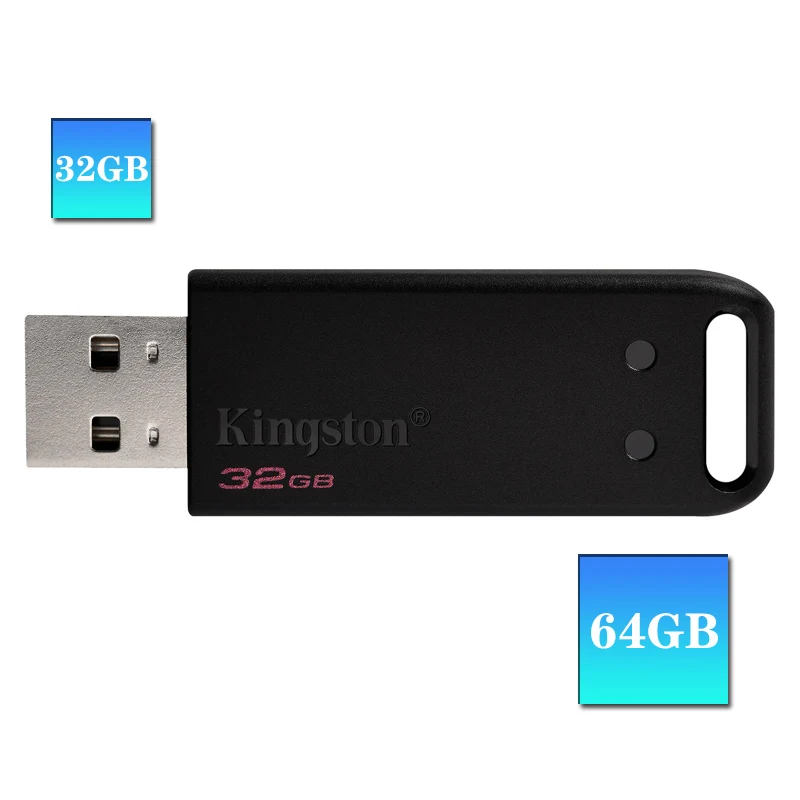 kingston USB флеш-накопитель DataTraveler 20 флешка 32 Гб 64 ГБ флеш-накопитель USB 2,0 флешка карта памяти флеш-накопитель