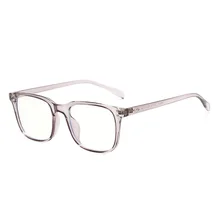 Удобный ультра светильник TR90 анти синий луч света очки Рамка для мужчин и женщин унисекс прозрачный серый розовый квадратный Компьютер очки