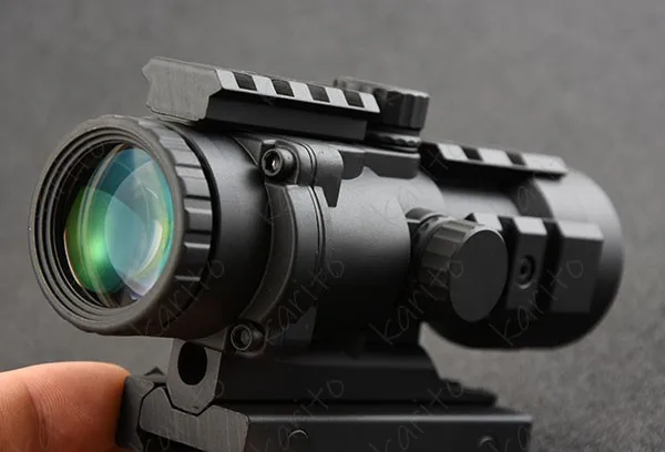 Тактический 4x32 призмовый прицел для Пикатинни крепление адаптера M7368|4x32 rifle