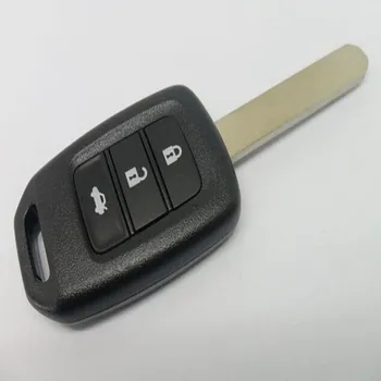 

DAKATU Keyless Entry Remote Key Shell Case Fob 3 Button for Honda fit XRV Vezel USA Uncut Blade Hon66