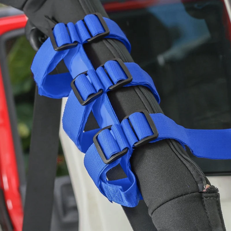 Fire Extinguisher Holder Adjustable Extinguisher Mount Strap for 1987- Jeep Wrangler JK JL TJ CJ YJ