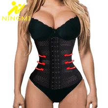 NINGMI Waist Trainer Slimming Modeling Belt for Women Body Shaper Slim Waist Cincher Pulling Underwear Fajas Strap Corset XS-4XL