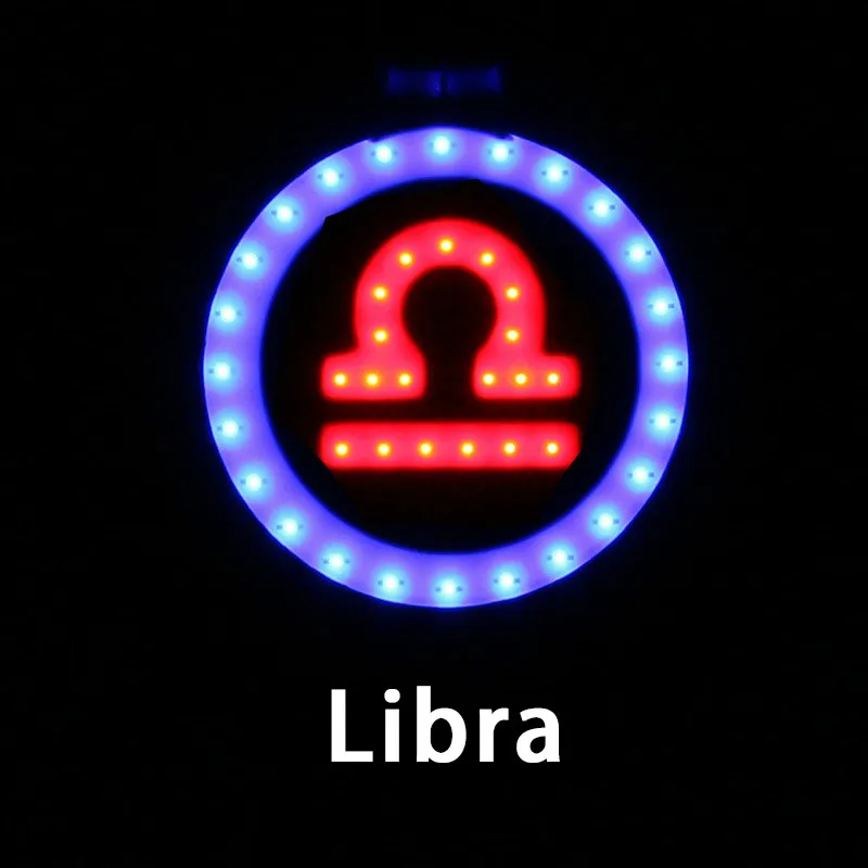Libra Колеса до 12 Созвездие свет Водонепроницаемый Велоспорт свет велосипед свет задний Usb подсветка задний фонарь горный велосипед задние фары велосипеда - Цвет: Libra