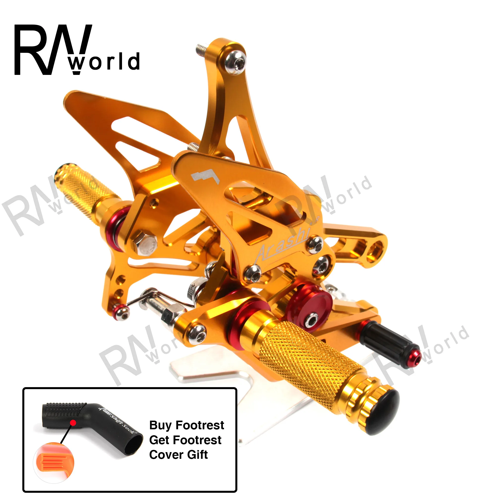 Для HONDA CBR600RR Мотоцикл CNC регулируемый задний комплект Rearsets подставка для ног CBR 600RR