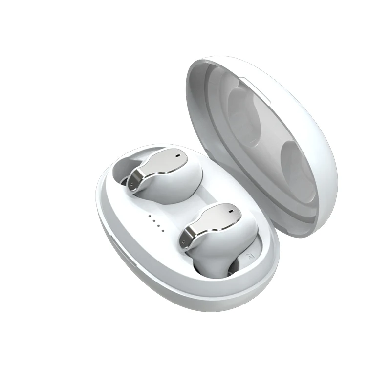 Белый XY-5 TWS Bluetooth гарнитура V5.0 8D стерео вкладыши беспроводные наушники гарнитура с микрофоном и зарядным устройством беспроводная гарнитура - Цвет: Белый