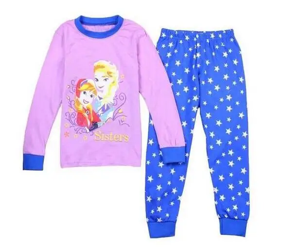 style 36 Пижамный костюм новая весенняя детская одежда Модный комплект из 2 предметов для маленьких девочек, кофта+ штаны, комплект с героями мультфильмов, хлопковая одежда для новорожденных - Цвет: style 36