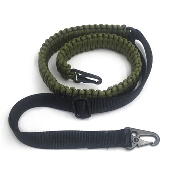 

hand made Adjustable Paracord Rifle Gun Sling Strap With Swivels Tactical hunting gun Strap camping equipment edc survive