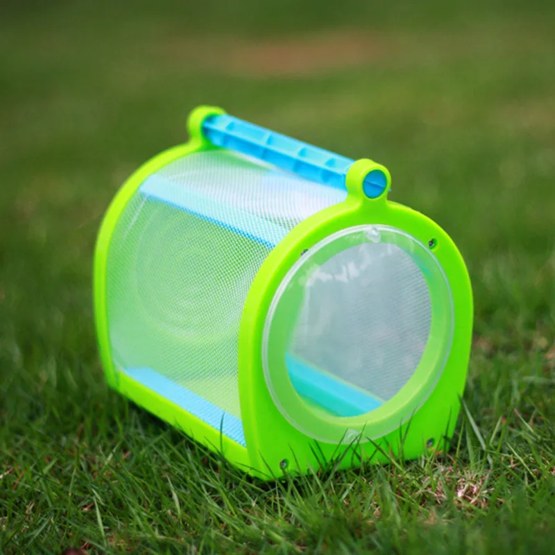 Insect Cage With Carrying Handle Portable Bug House For Butterfly Dragonfly Cricket TUE88
