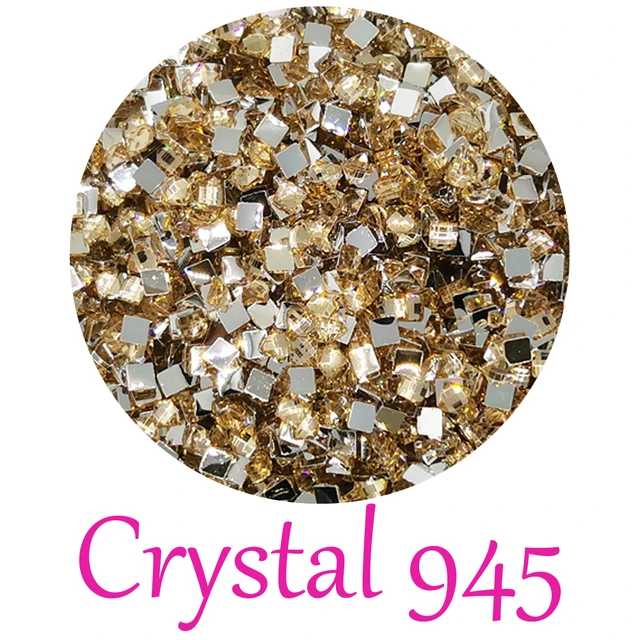 2021 New Crystal Resin Shinny Stone 2.5mm Square Drills Diamond Painting Embroidery Rhinestone Mosaic 