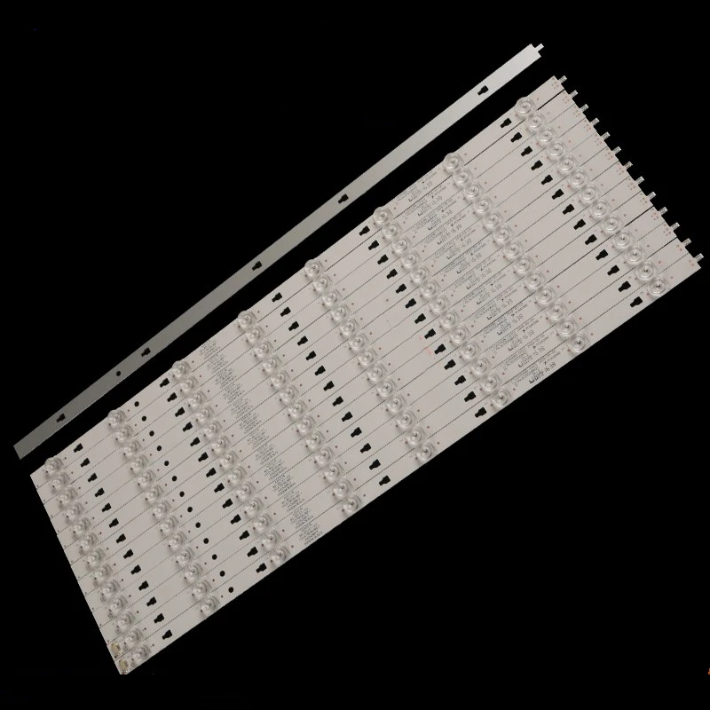 

14PCS/LOT LED Backlight strip For Haier 55"TV LS55H610N F55Y LED55D8D-01(C) LED55D8C-01(C) 30355008421 8LED 3V